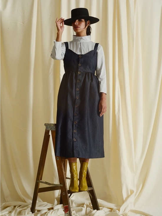 Meg Dresses & Skirts - Shop Meg Midi Button-Front Denim Dress